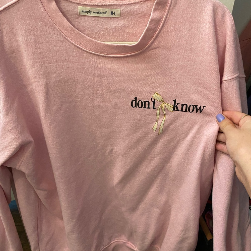 Simply Southern Pink Sweatshirt